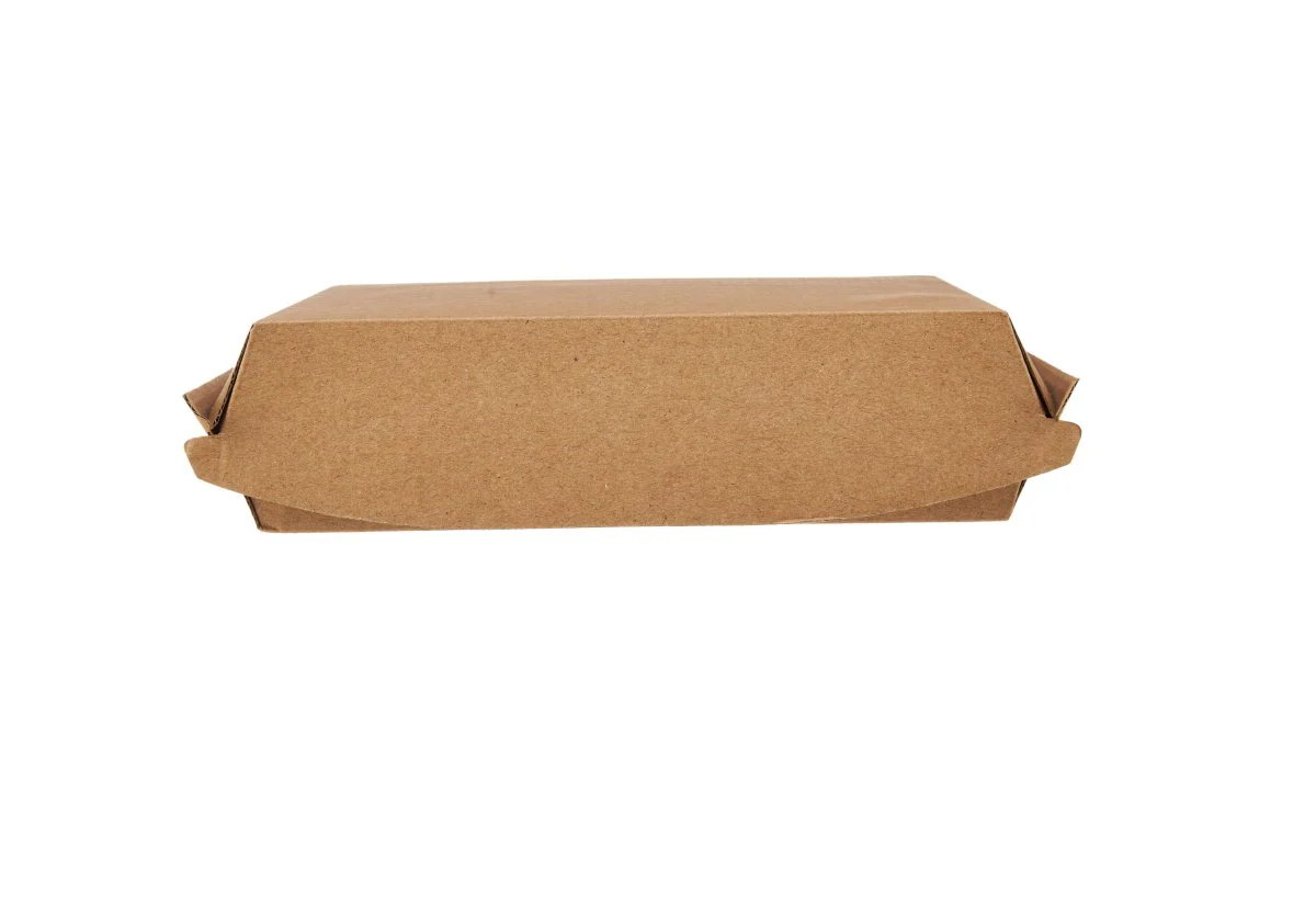 Kraft Flute Square Snack Box 163x163x47mm 250 Pieces