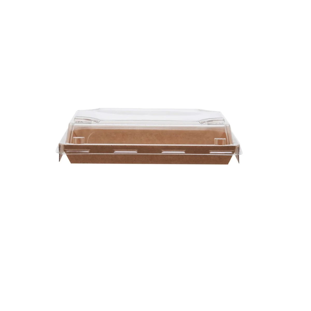 Kraft Flute Sushi Container With Lid - Image 8