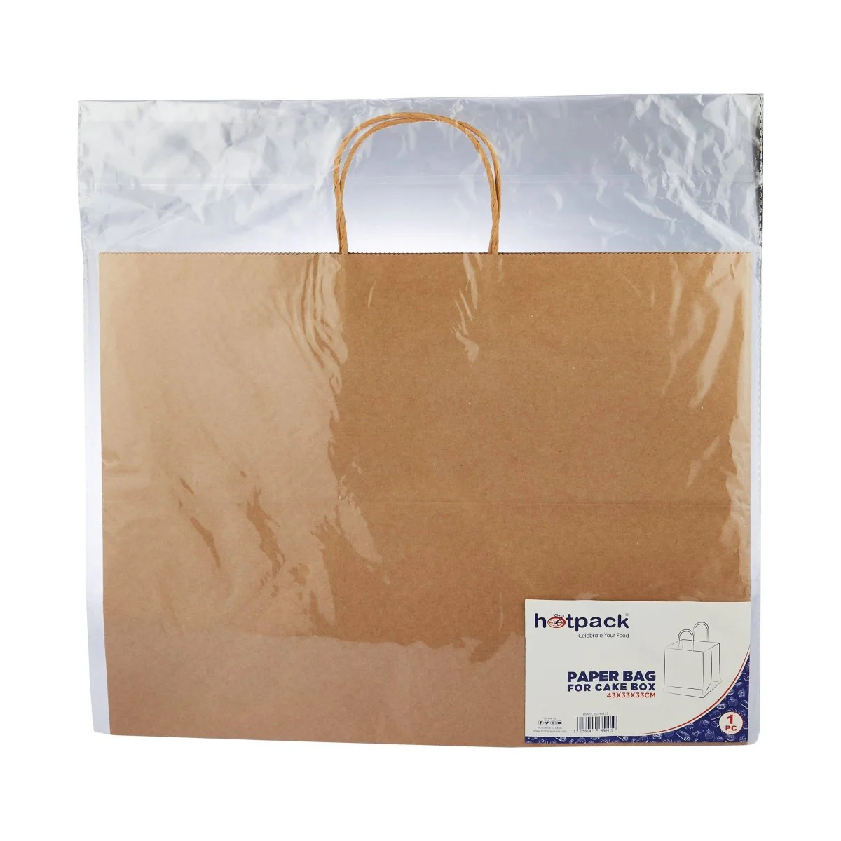 Kraft Gift Paper Bag 43 x 33 x 33 cm 1 Piece - Image 5