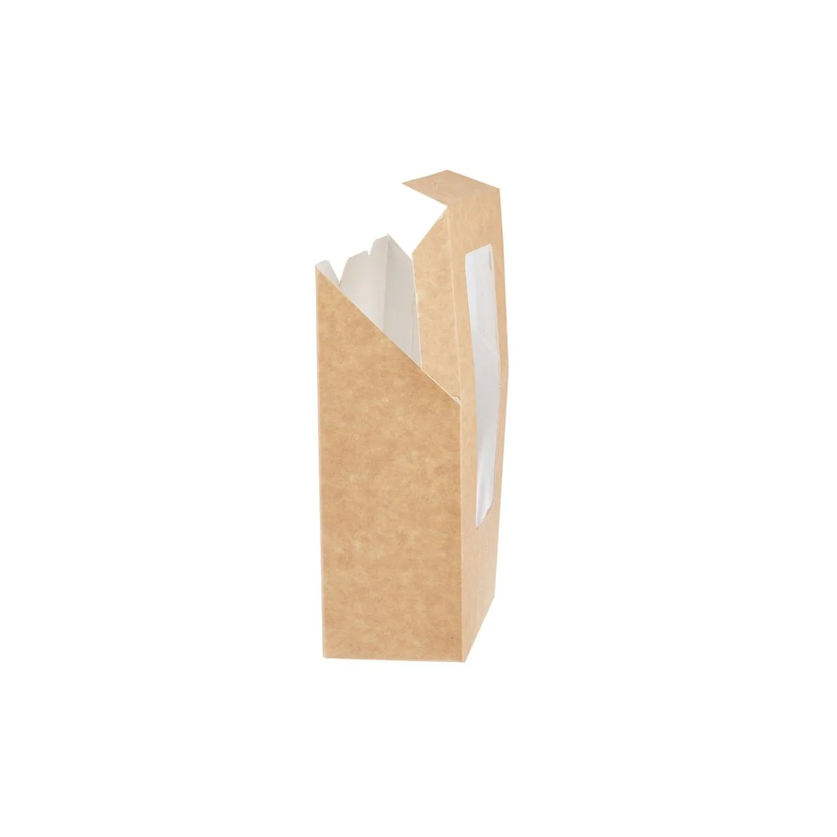 Kraft Half Wrap Box with Window - Image 3