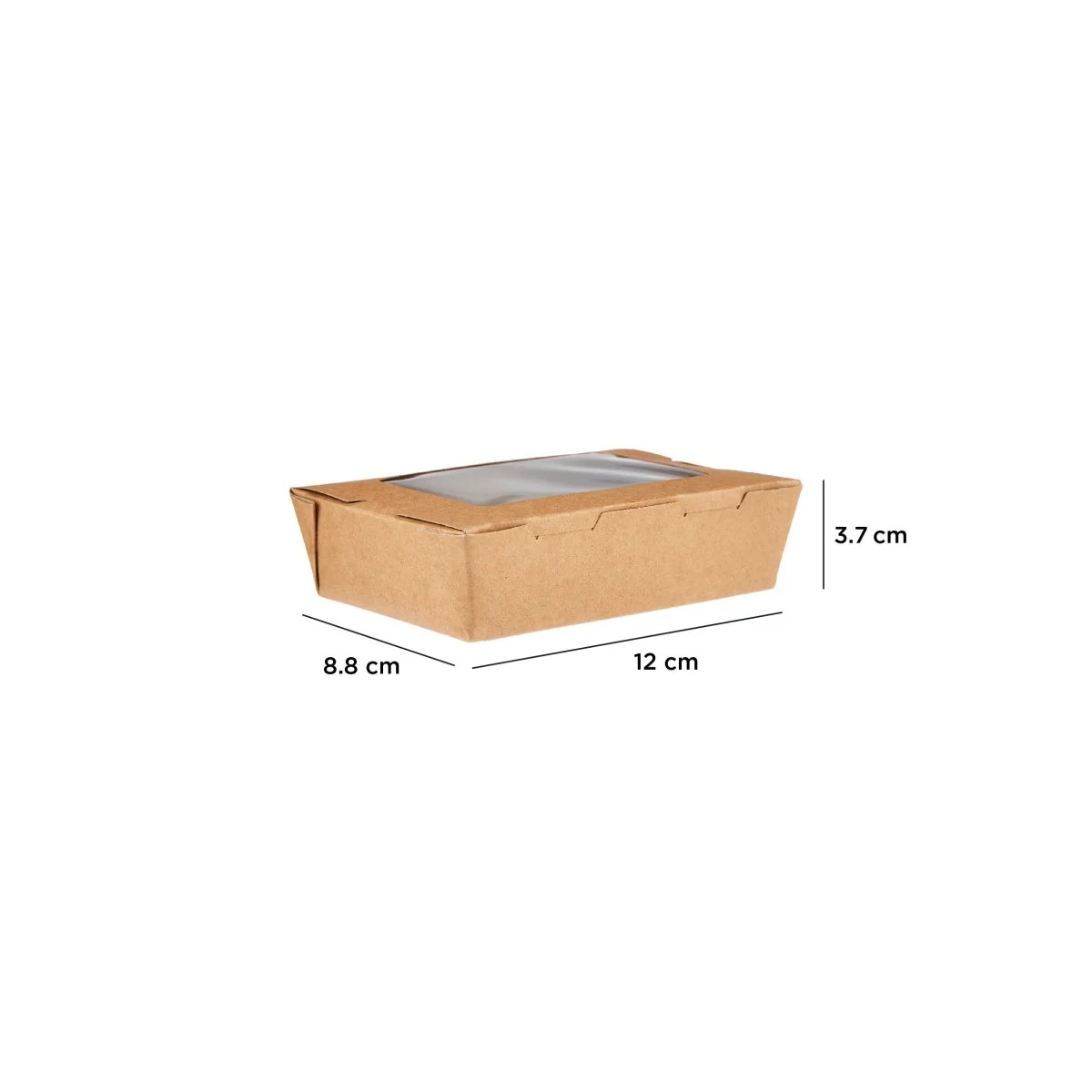 Kraft Lunch Box with Window - Image 6