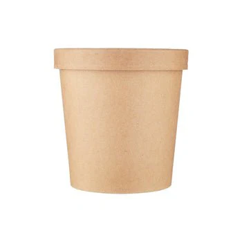 Kraft Paper Noodle Bowl with Kraft Lid - Image 13