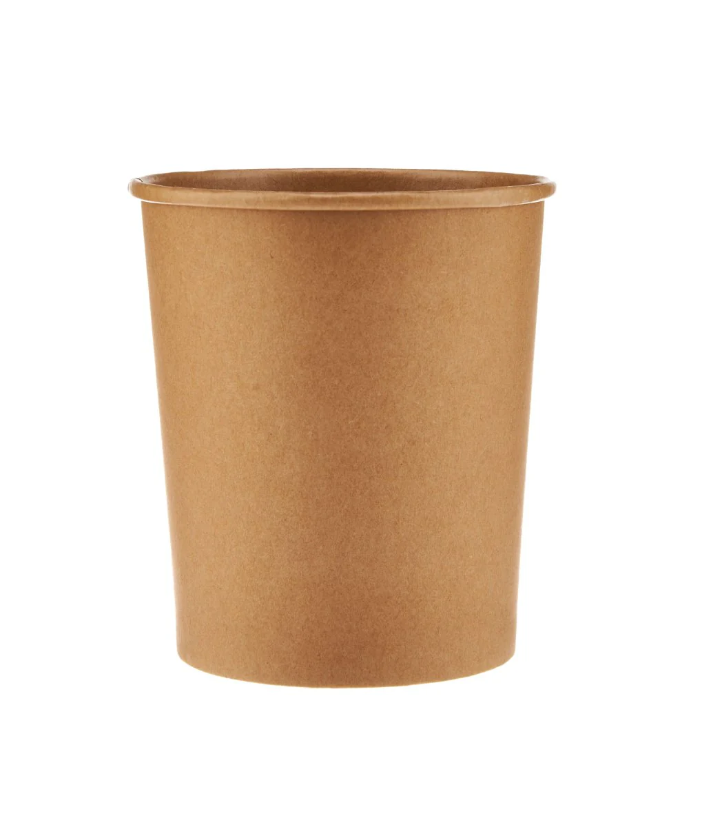 Kraft Paper Noodle Bowl with Kraft Lid - Image 19