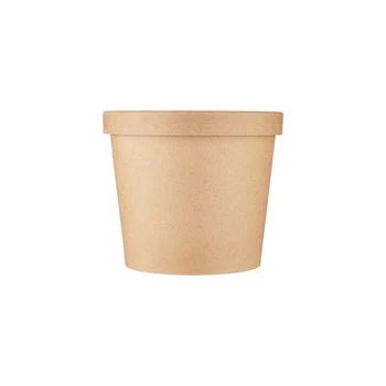 Kraft Paper Noodle Bowl with Kraft Lid - Image 6