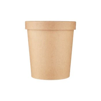 Kraft Paper Noodle Bowl with Kraft Lid - Image 8
