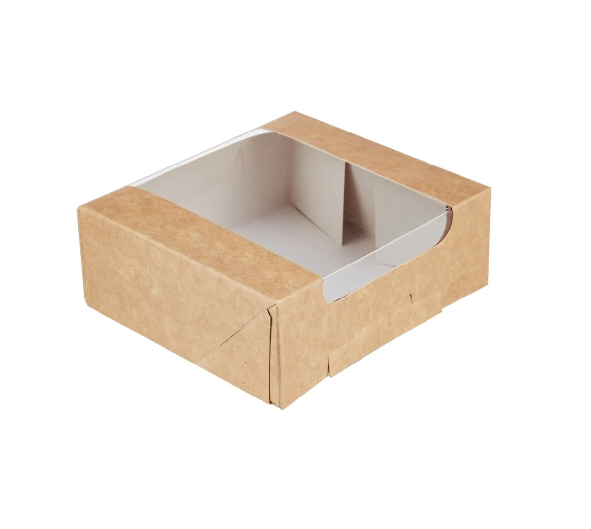 Kraft Rectangular Deli Box with Window - Image 3