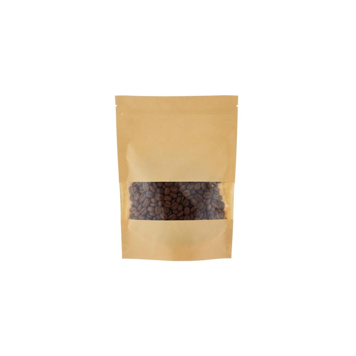 Kraft Resealable Paper Bag With Window 50 Pieces - Image 11