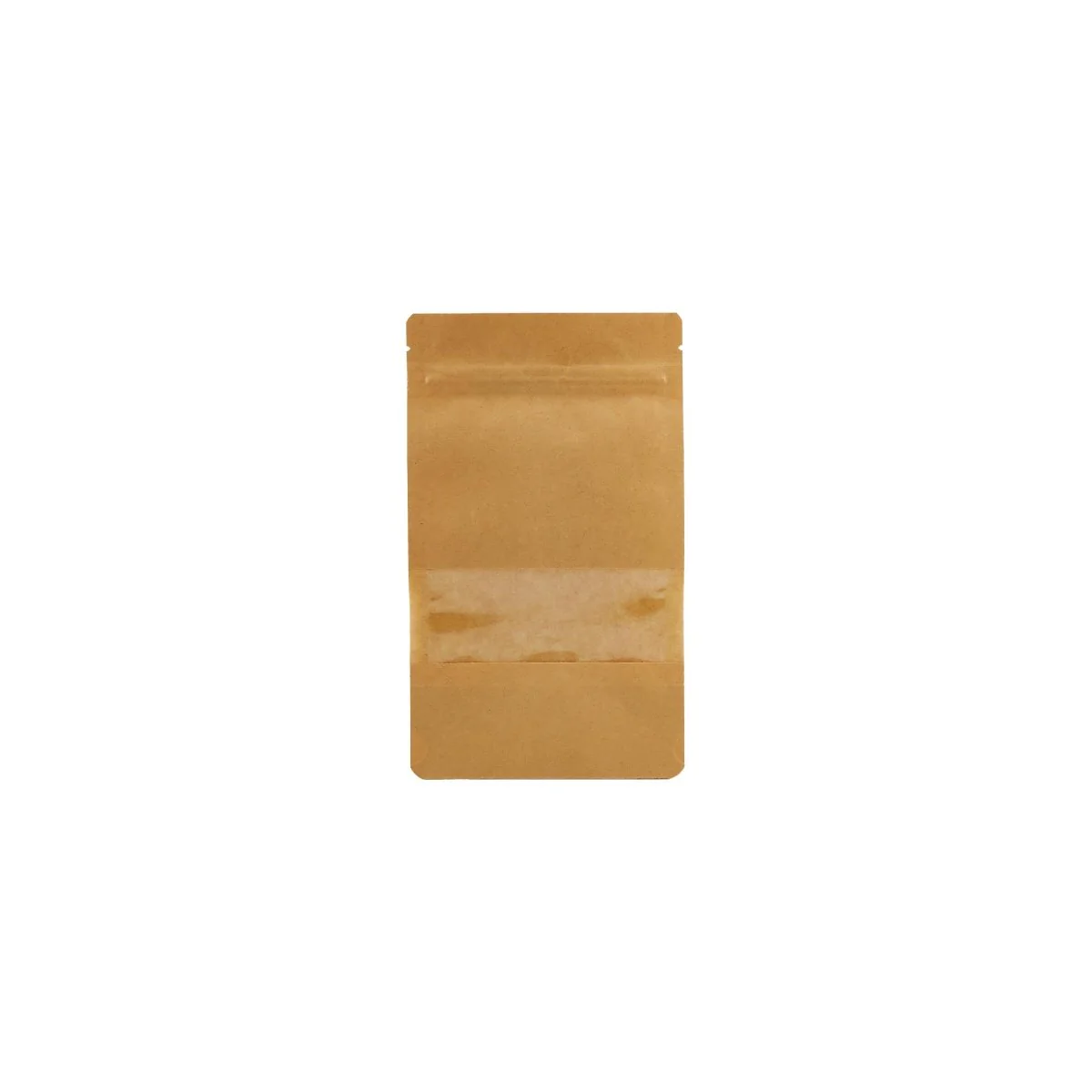 Kraft Resealable Paper Bag With Window 50 Pieces - Image 7