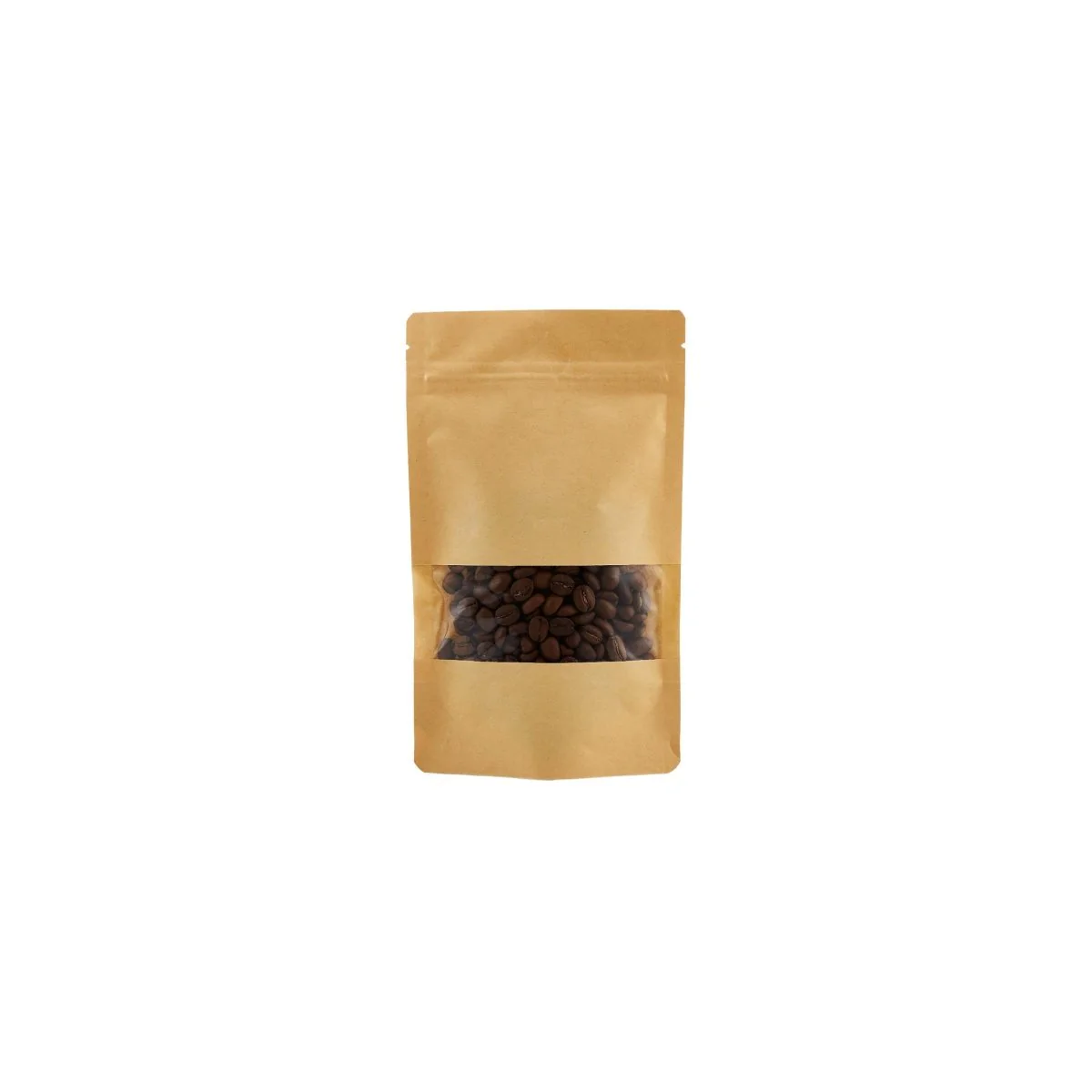 Kraft Resealable Paper Bag With Window 50 Pieces - Image 8