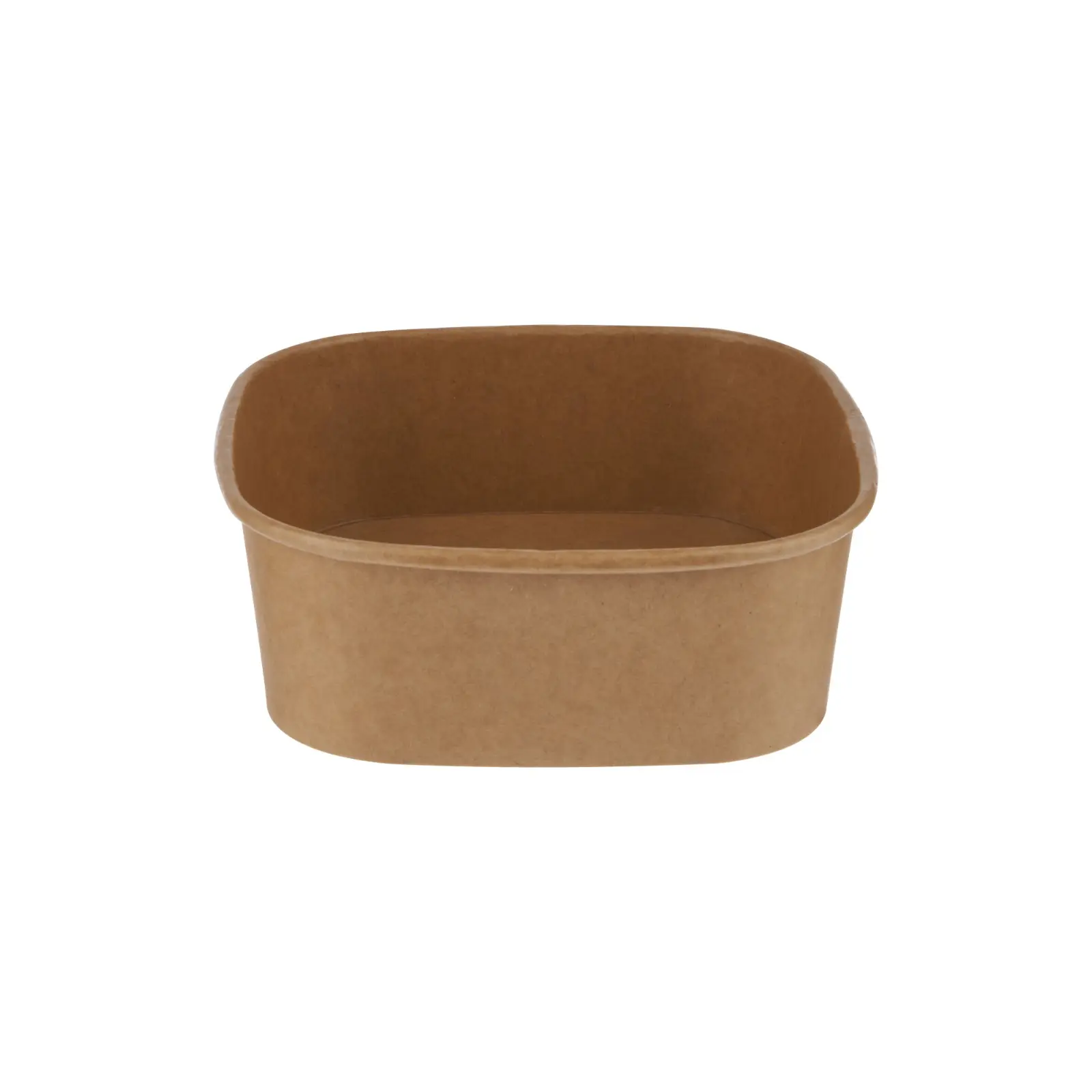 Kraft Square Container With Lid - Image 2