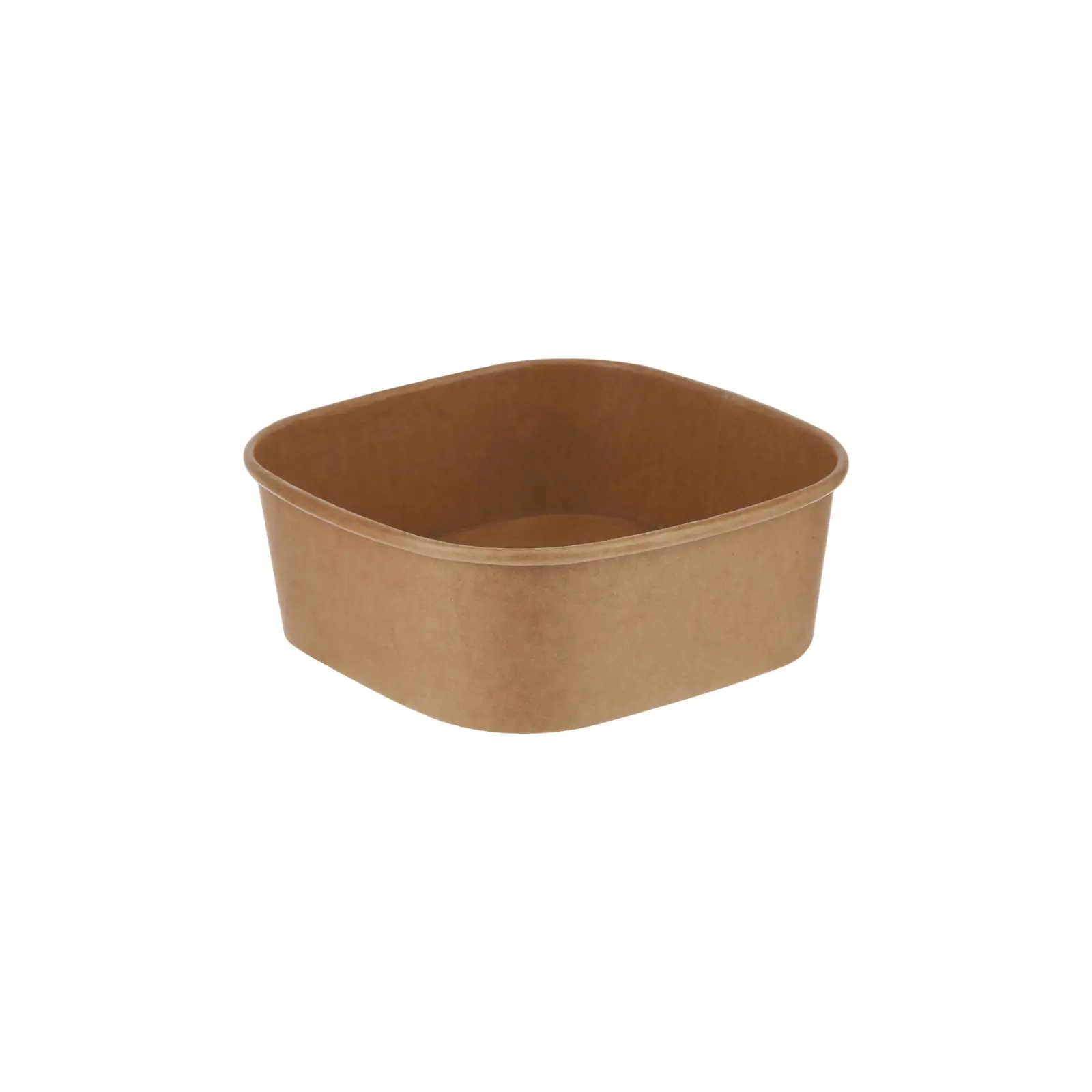 Kraft Square Container With Lid - Image 5
