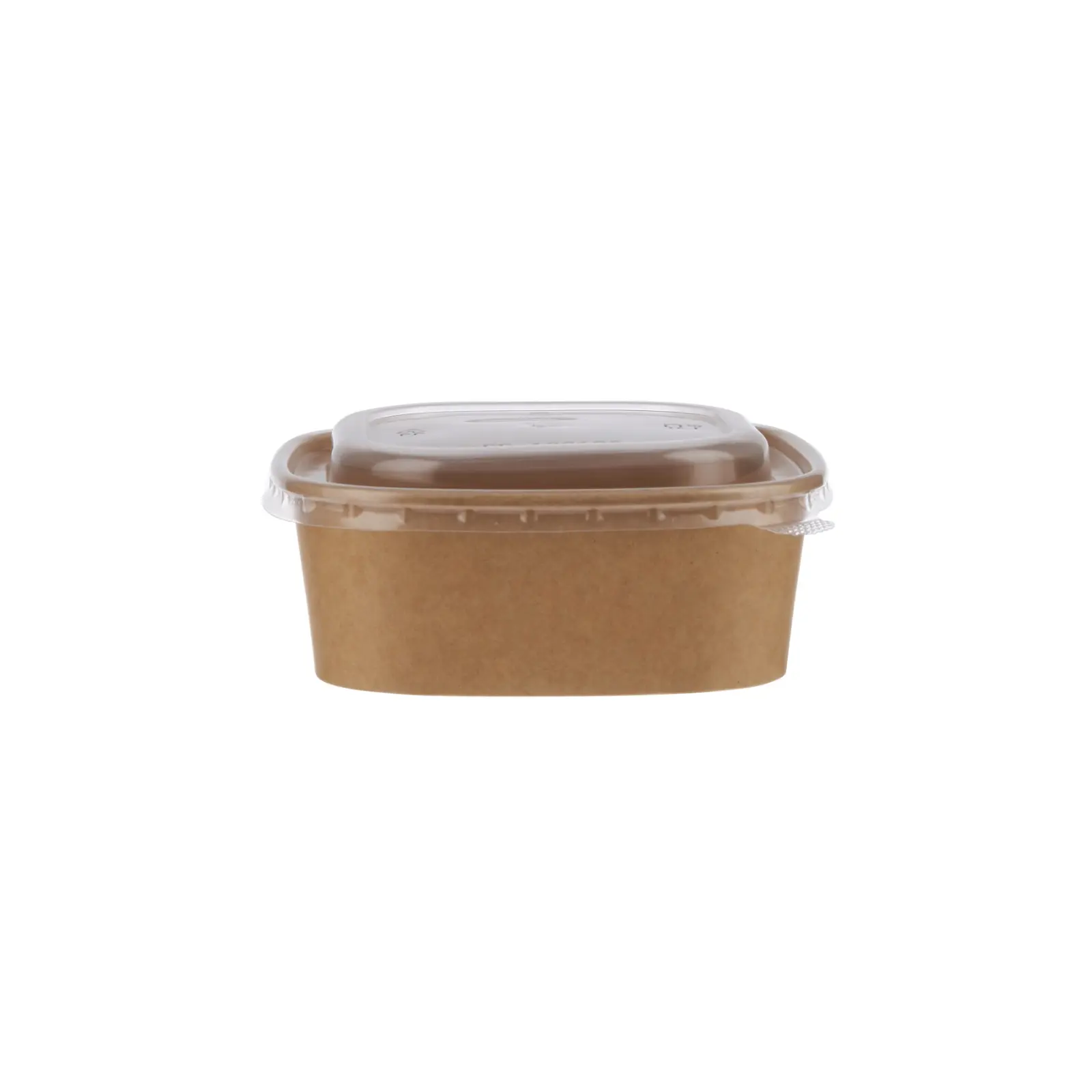 Kraft Square Container With Lid - Image 6