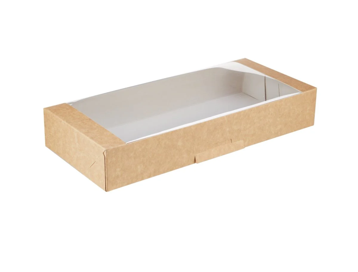 Kraft Square Deli Box with Window - Image 13