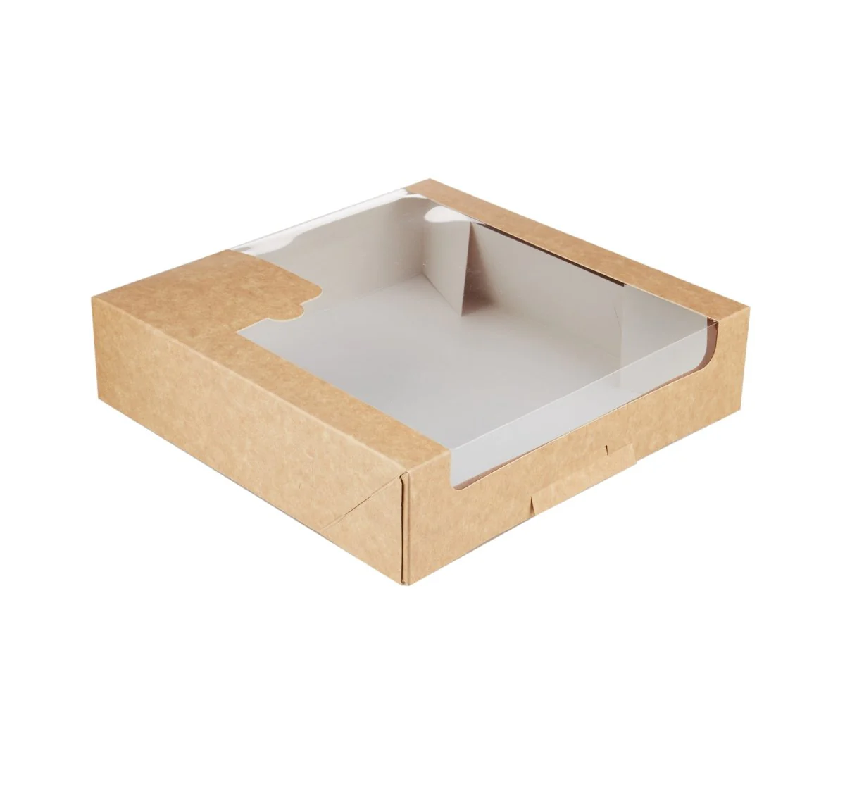 Kraft Square Deli Box with Window - Image 9