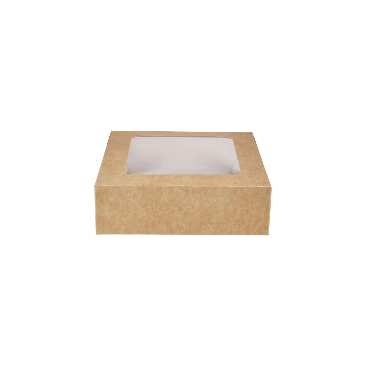 Kraft Square Salad Box with Window 250 Pieces - Image 11