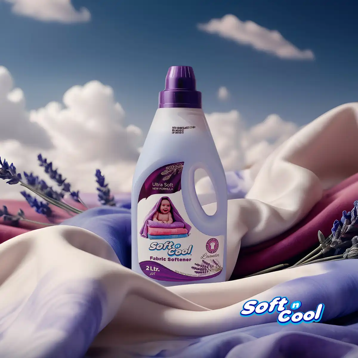 Lavender Fabric Softener Liquid 2 Liters - Image 2