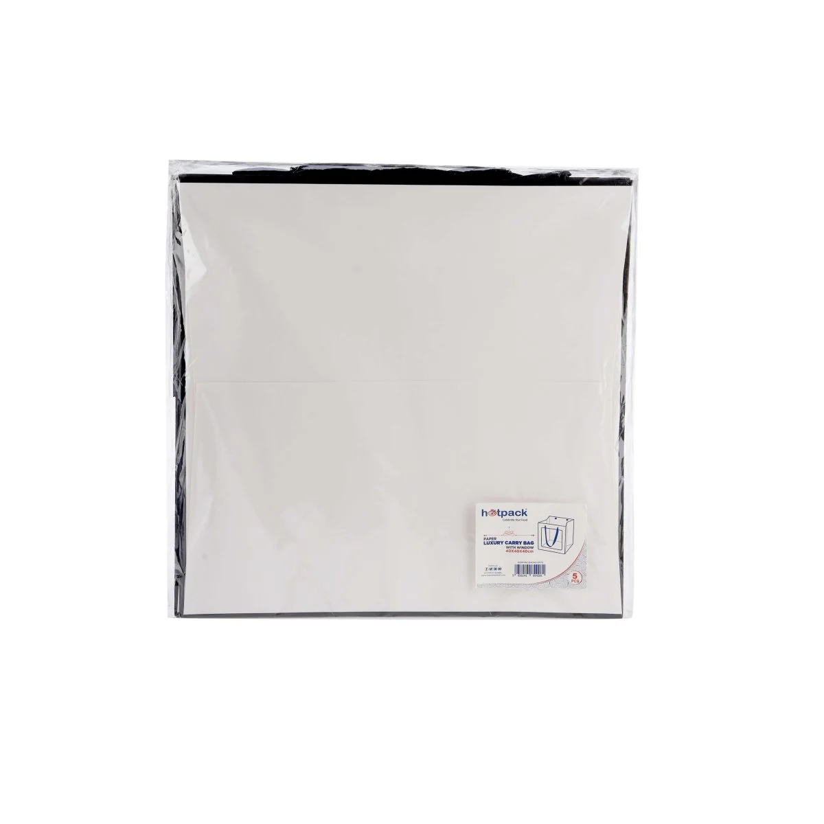 Luxury Gift Paper Bag With Window - Image 2