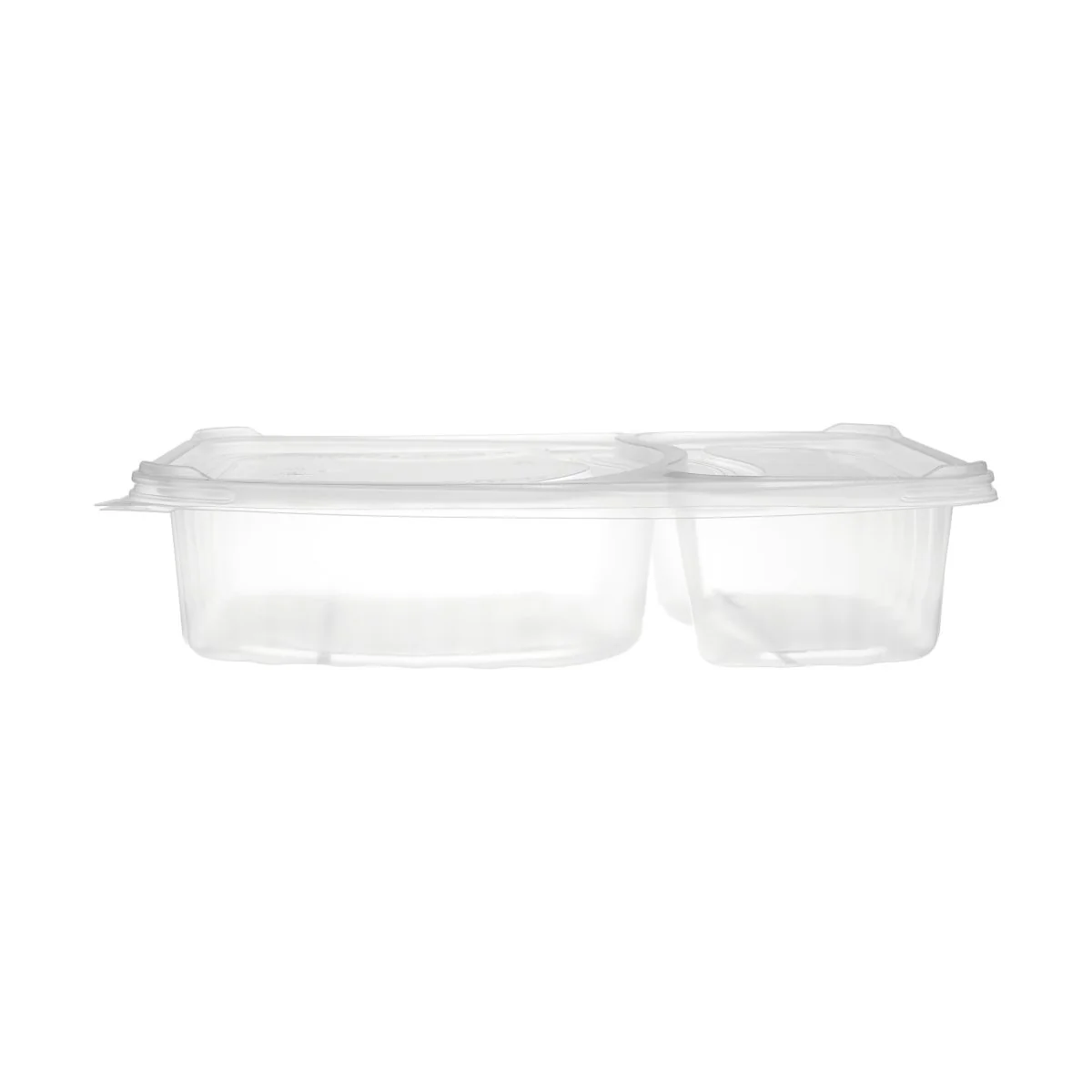 Microwaveable 2 Compartment Container With Lid - Image 2