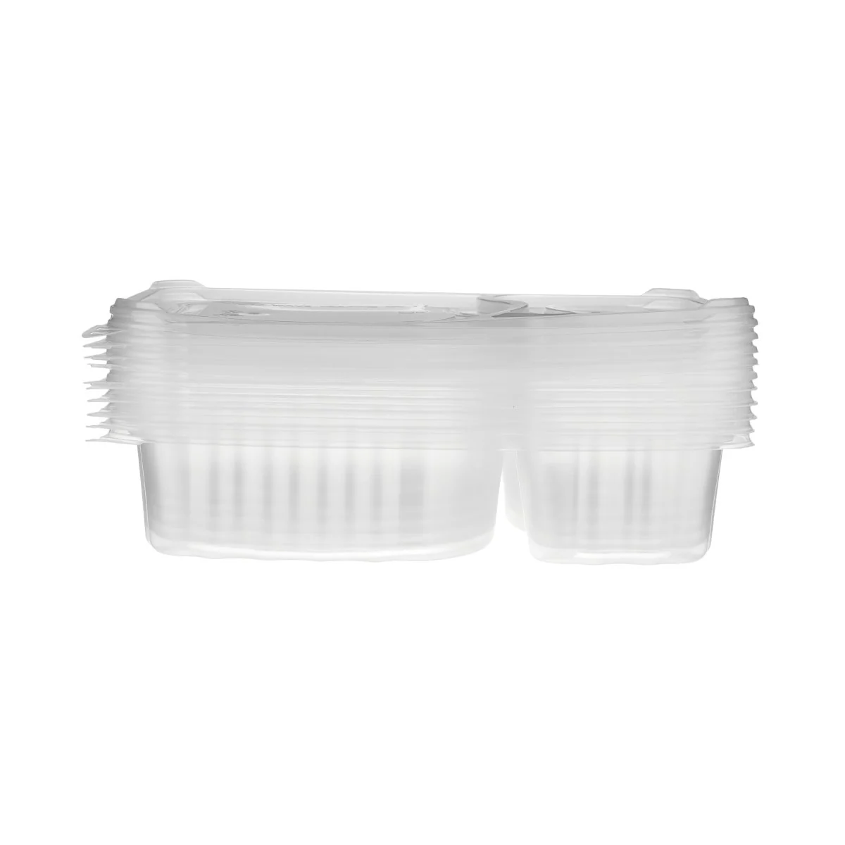 Microwaveable 2 Compartment Container With Lid - Image 5