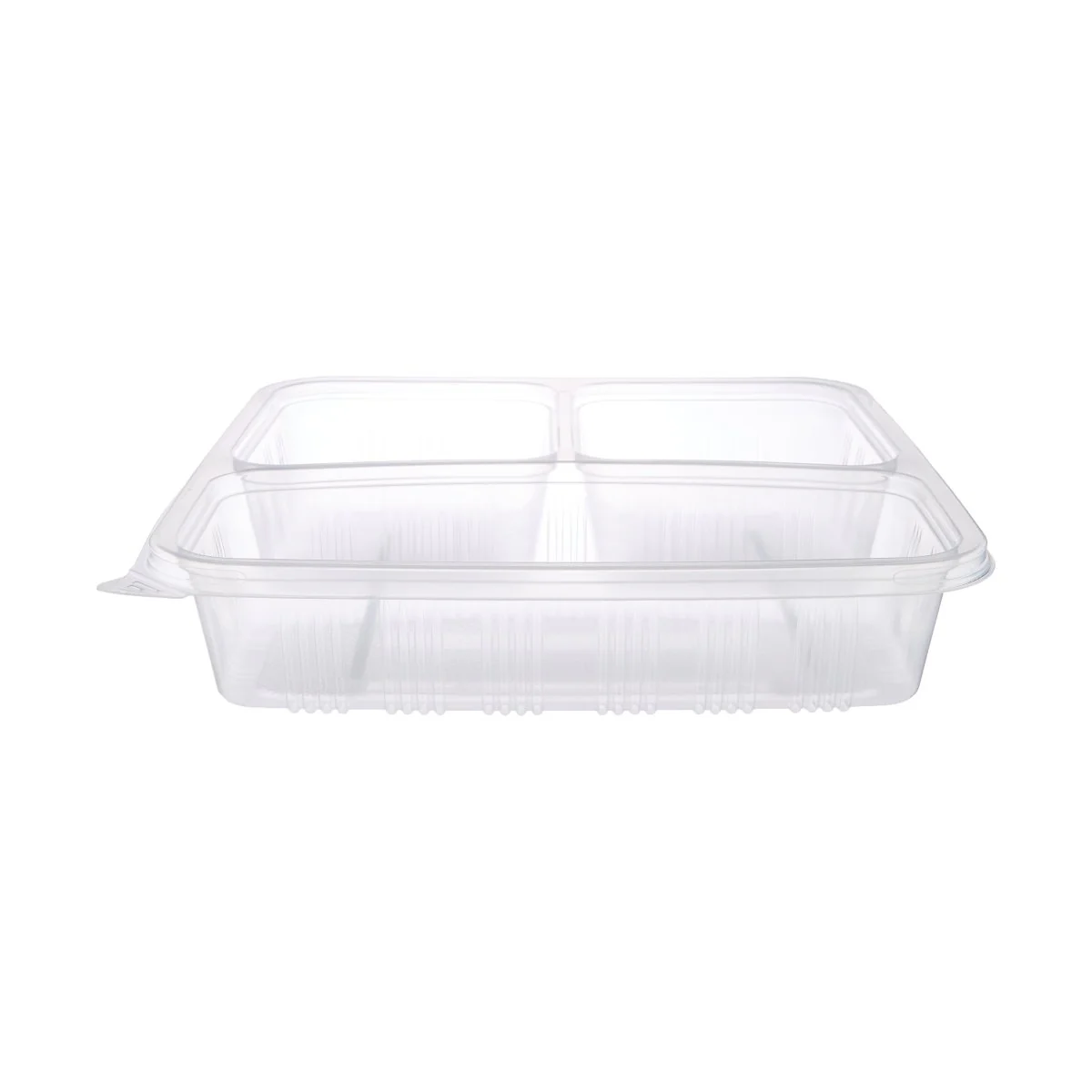 Microwaveable 3 Compartment Container With Lid