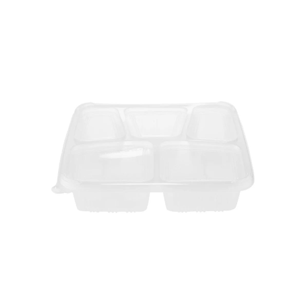 Microwaveable 5 Compartment Container With Lid - Image 2