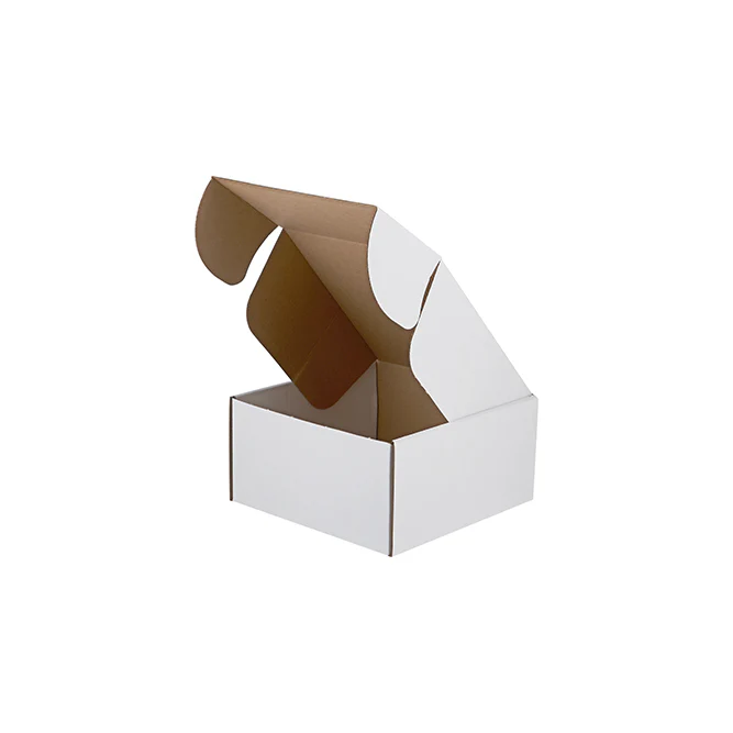 Multipurpose Cardboard Corrugated E-Commerce Shipping Box | White - Image 16