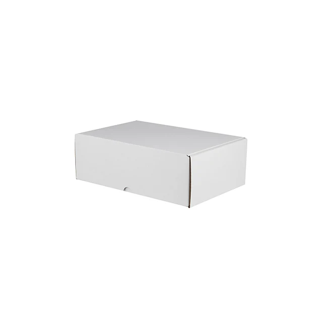 Multipurpose Cardboard Corrugated E-Commerce Shipping Box | White - Image 4