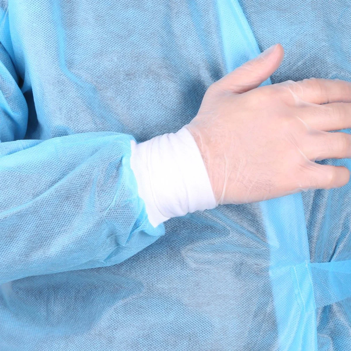 Non-Woven Isolation Gown 1 Piece - Image 4