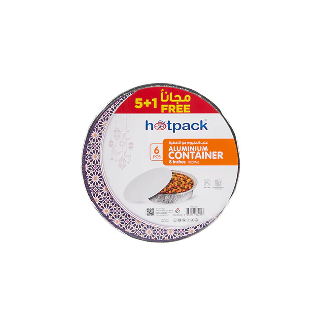 Offer Pack Aluminum Round Container