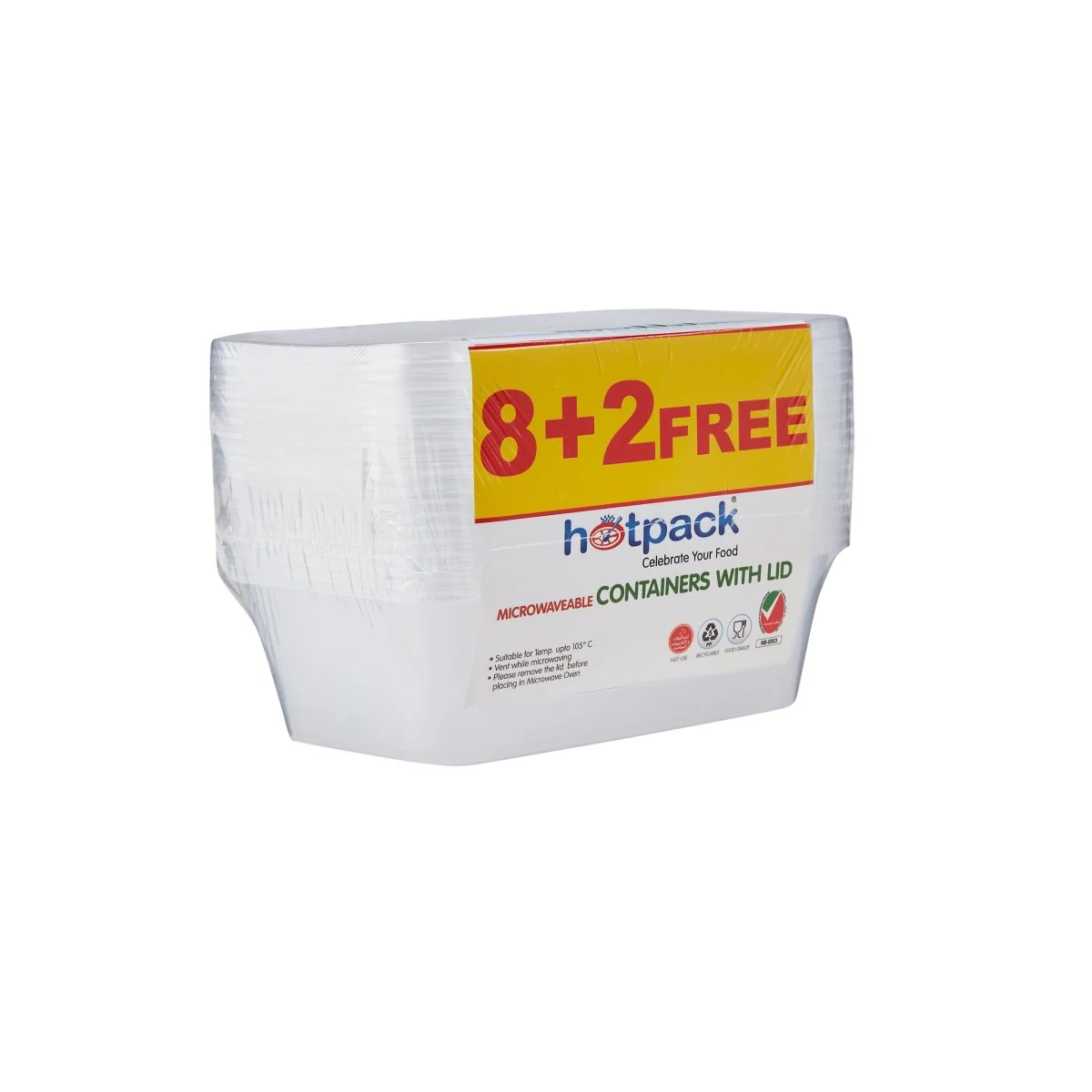 Offer Pack Clear Microwaveable Rectangle Container - Image 10