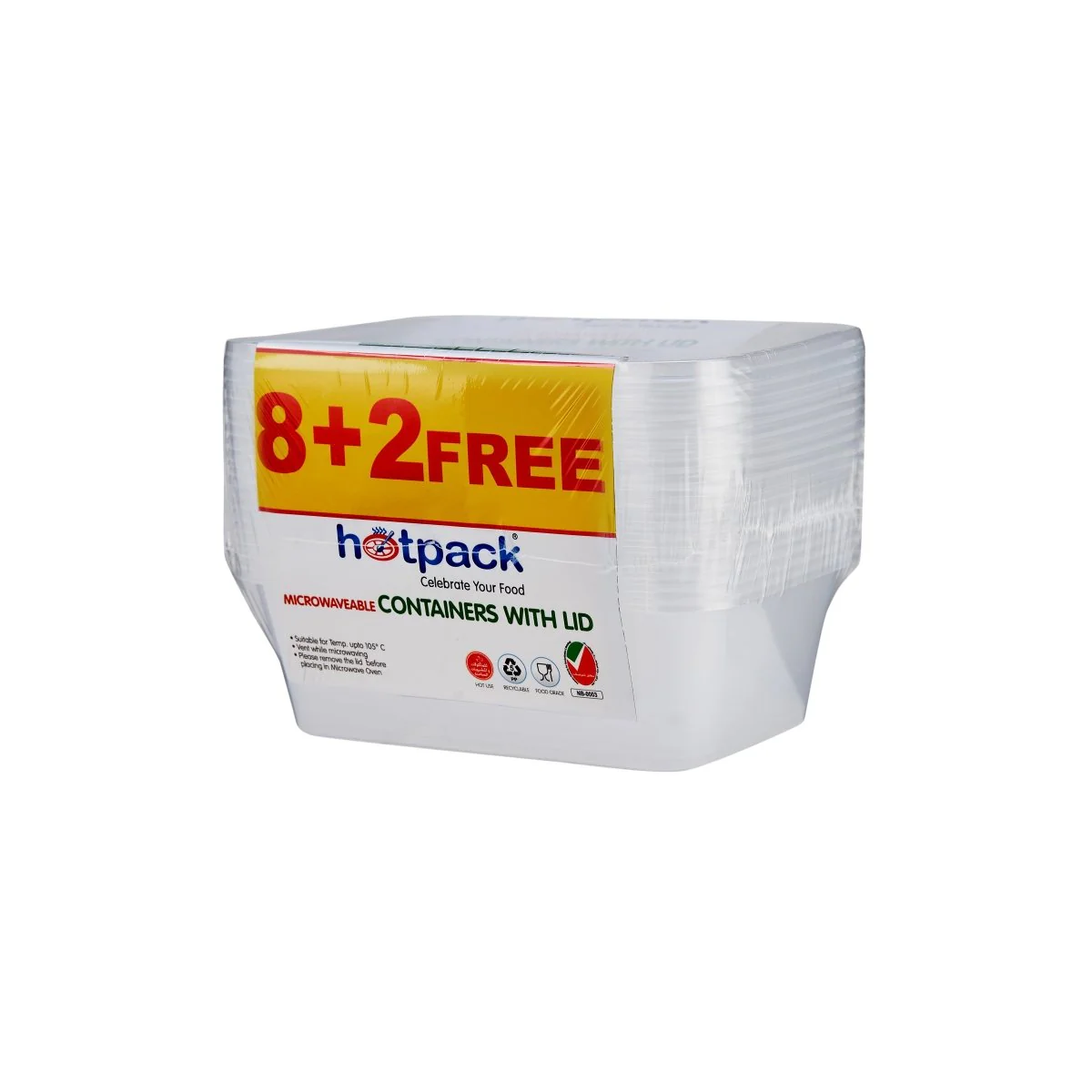 Offer Pack Clear Microwaveable Rectangle Container - Image 14