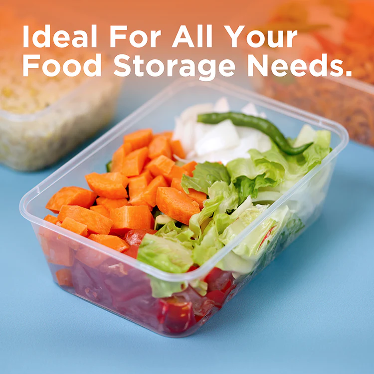Offer Pack Clear Microwaveable Rectangle Container - Image 18