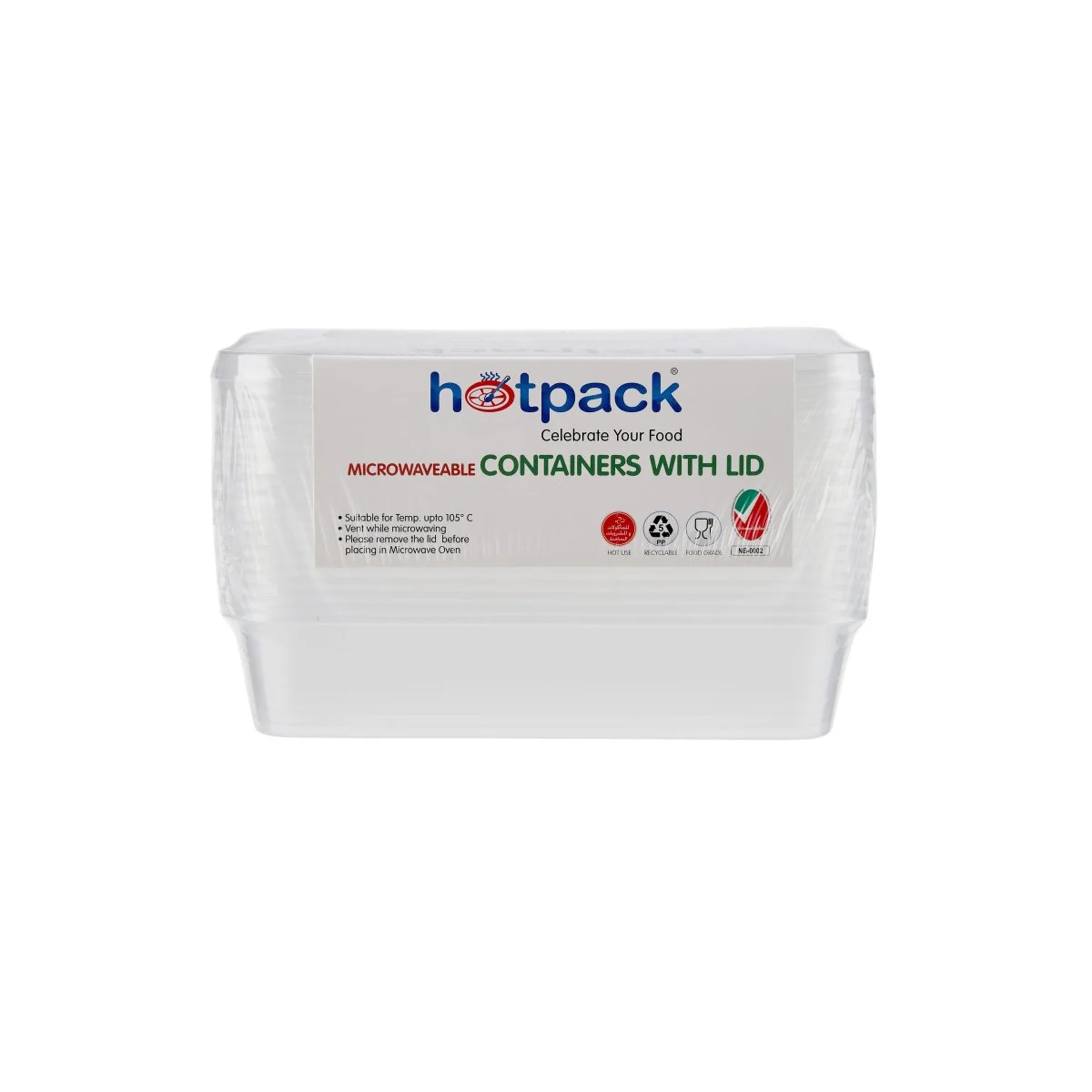 Offer Pack Clear Microwaveable Rectangle Container - Image 23