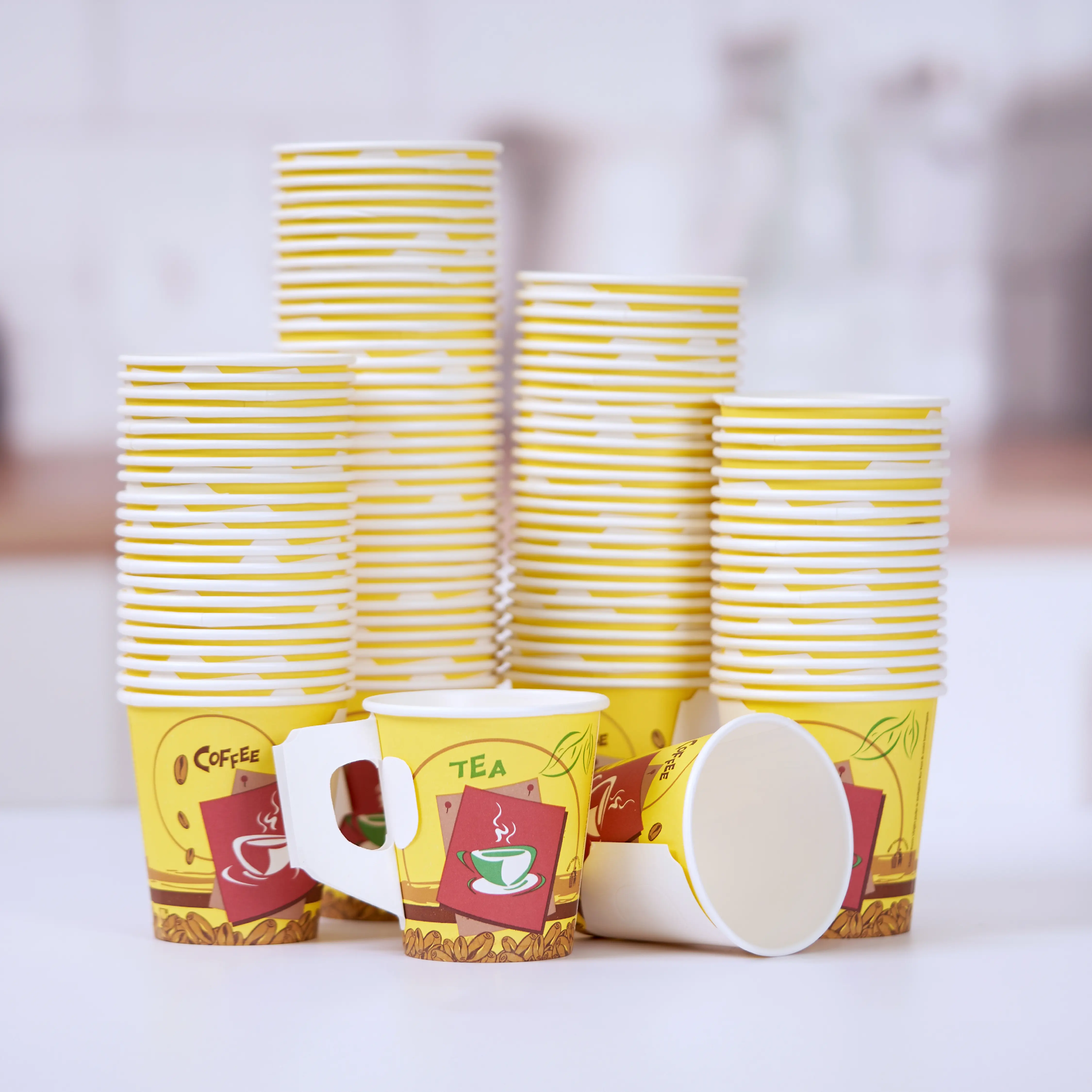 Offer Pack Single Wall Paper Cup With Handle - Image 2