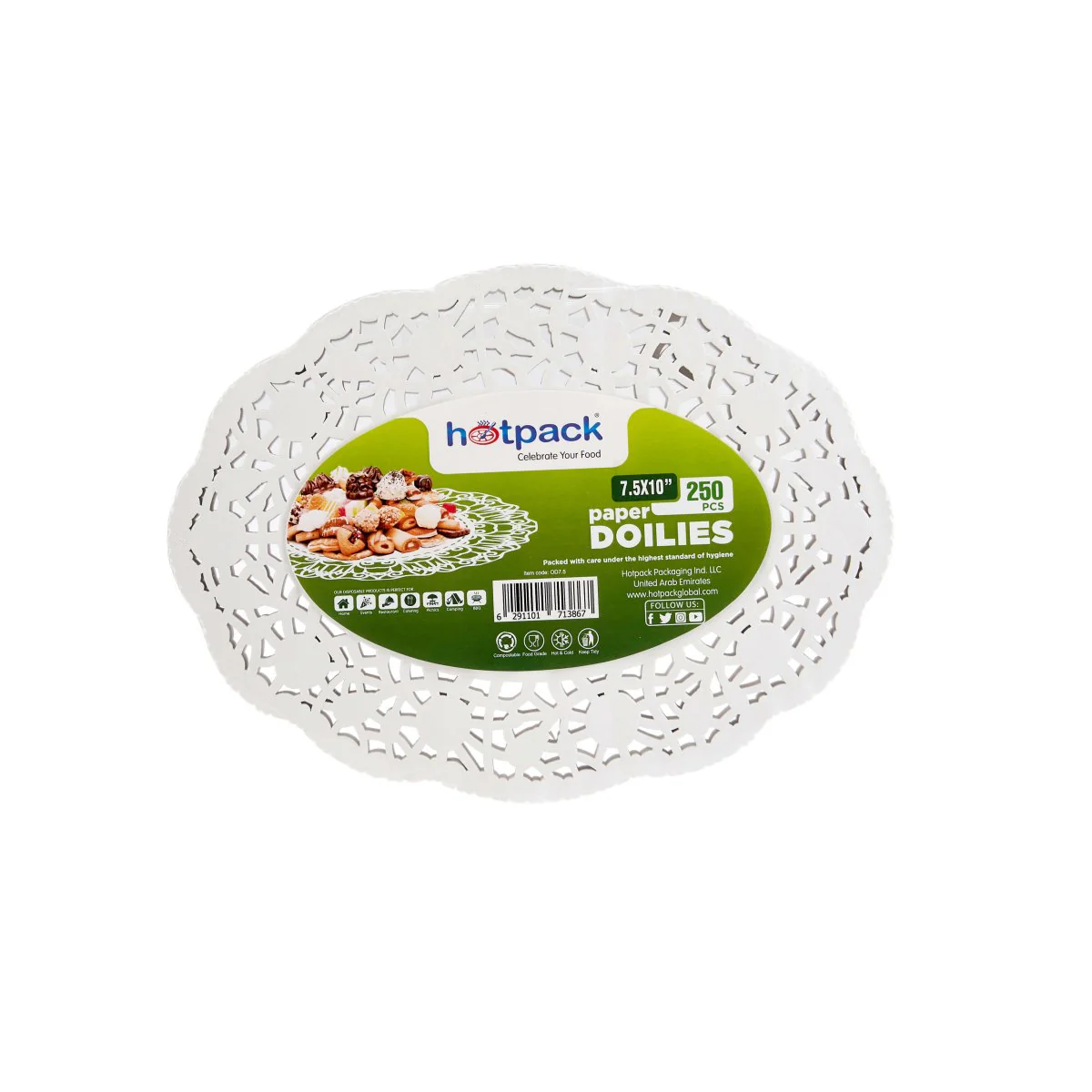 Oval Paper Doilies