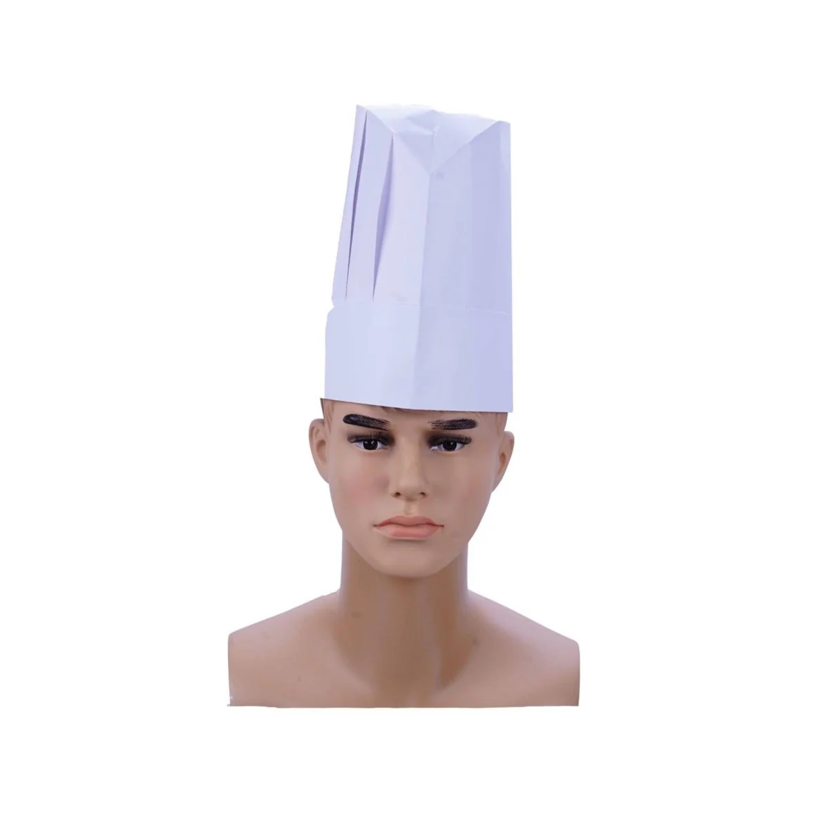 Paper Chef Hat 10 Inch Medium 50 Pieces X 5 Packets