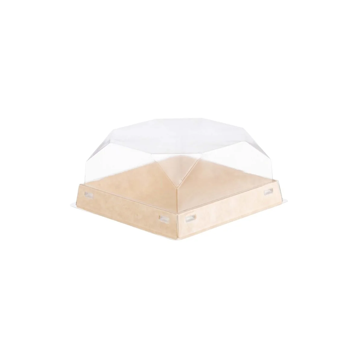 Paper Deli Containers With Clear Lid - Image 3