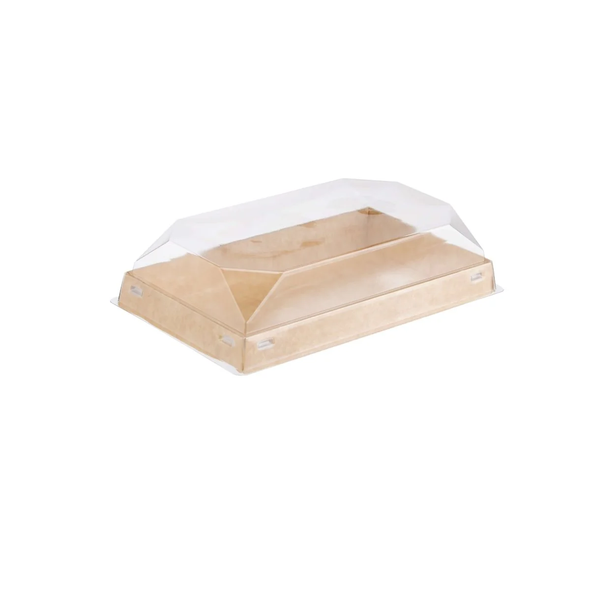 Paper Sushi Containers With Clear Lid - Image 3