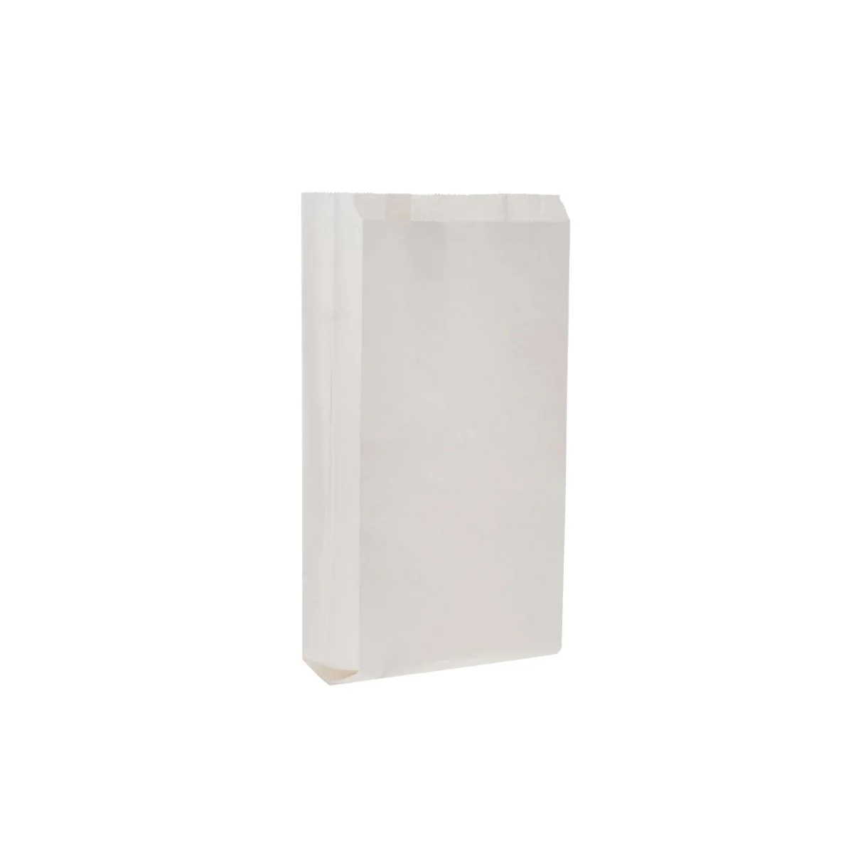 Pinch Flat Bottom Bags White Paper Bag - Image 12