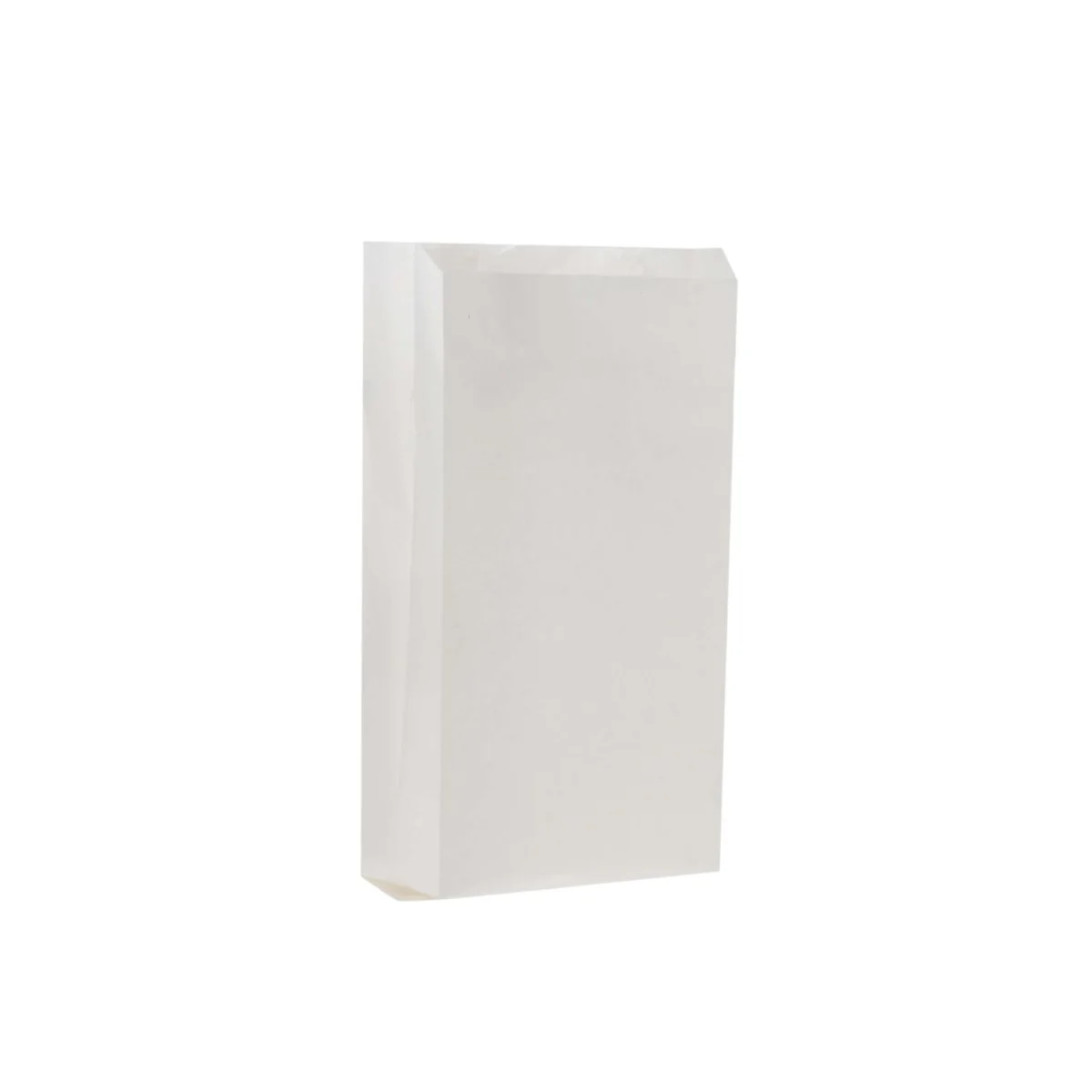 Pinch Flat Bottom Bags White Paper Bag - Image 16