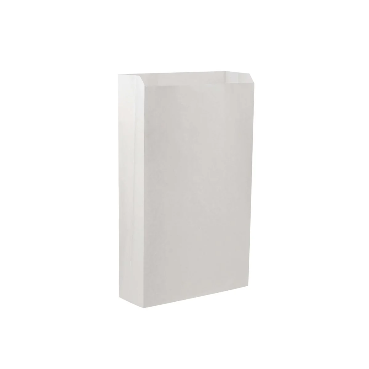 Pinch Flat Bottom Bags White Paper Bag - Image 20