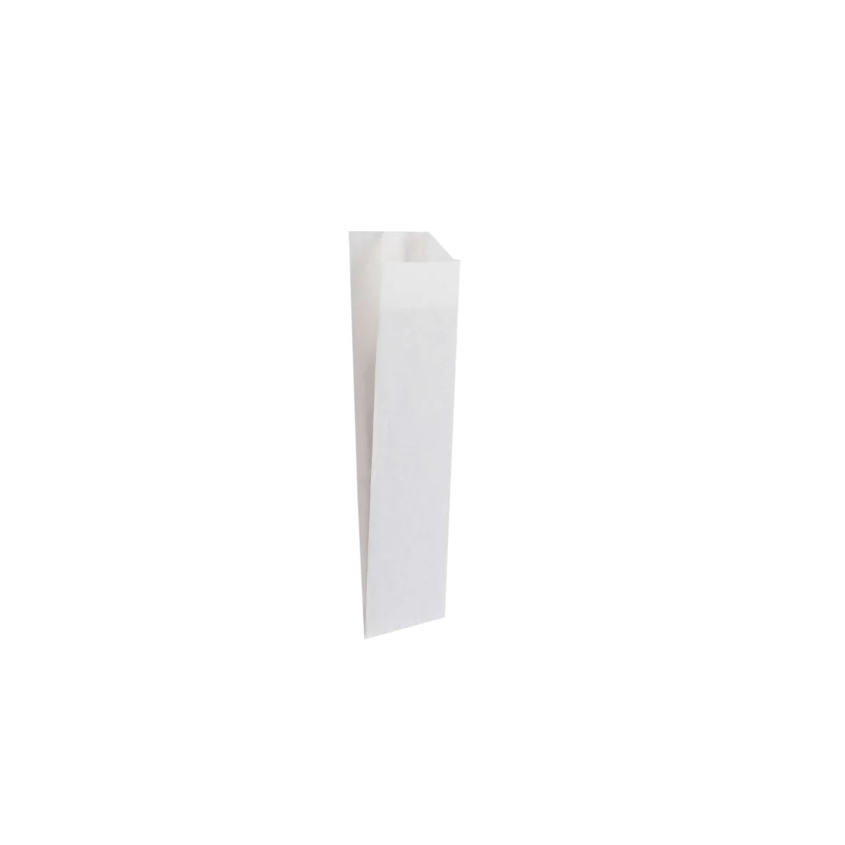 Pinch Flat Bottom Bags White Paper Bag - Image 3