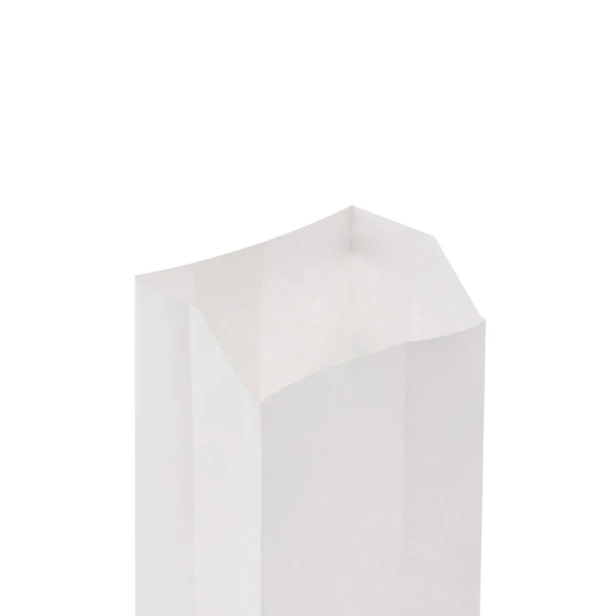 Pinch Flat Bottom Bags White Paper Bag - Image 5