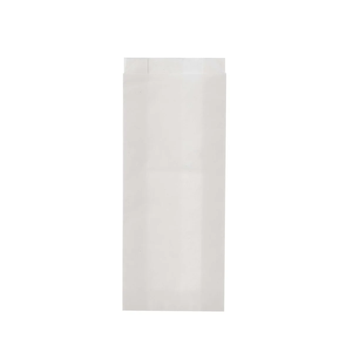 Pinch Flat Bottom Bags White Paper Bag - Image 6