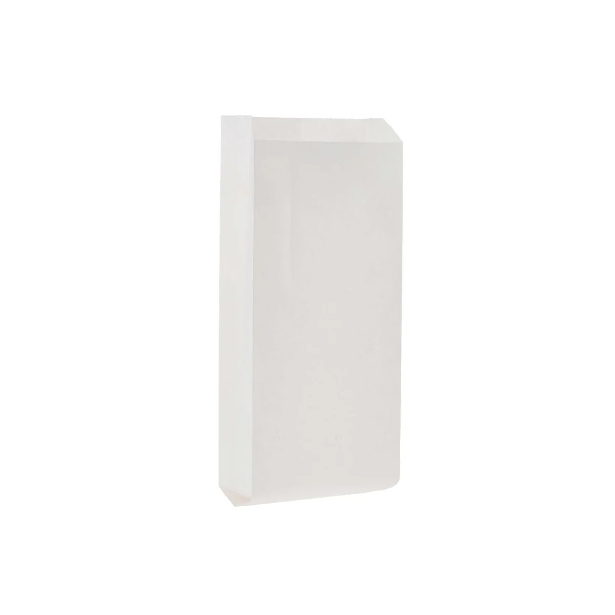 Pinch Flat Bottom Bags White Paper Bag - Image 8