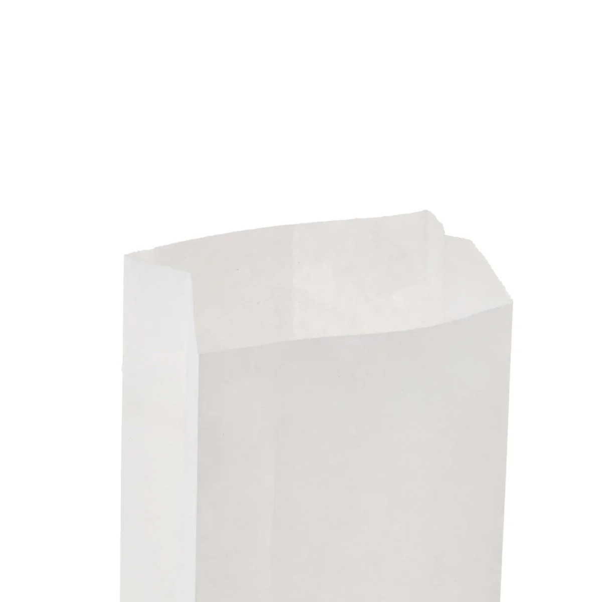 Pinch Flat Bottom Bags White Paper Bag - Image 9