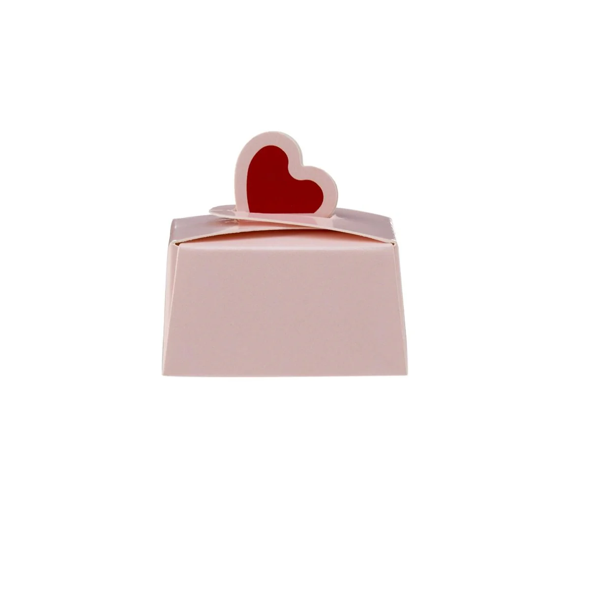 Pink Favour Box With Heart
