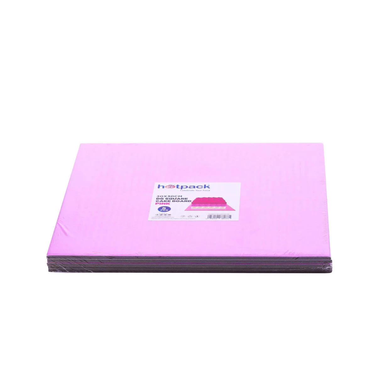 Pink Square Cake Board 5 Pieces - Image 15