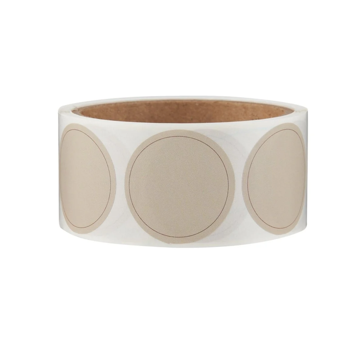 Plain Beige Sticker Roll 250 Pieces