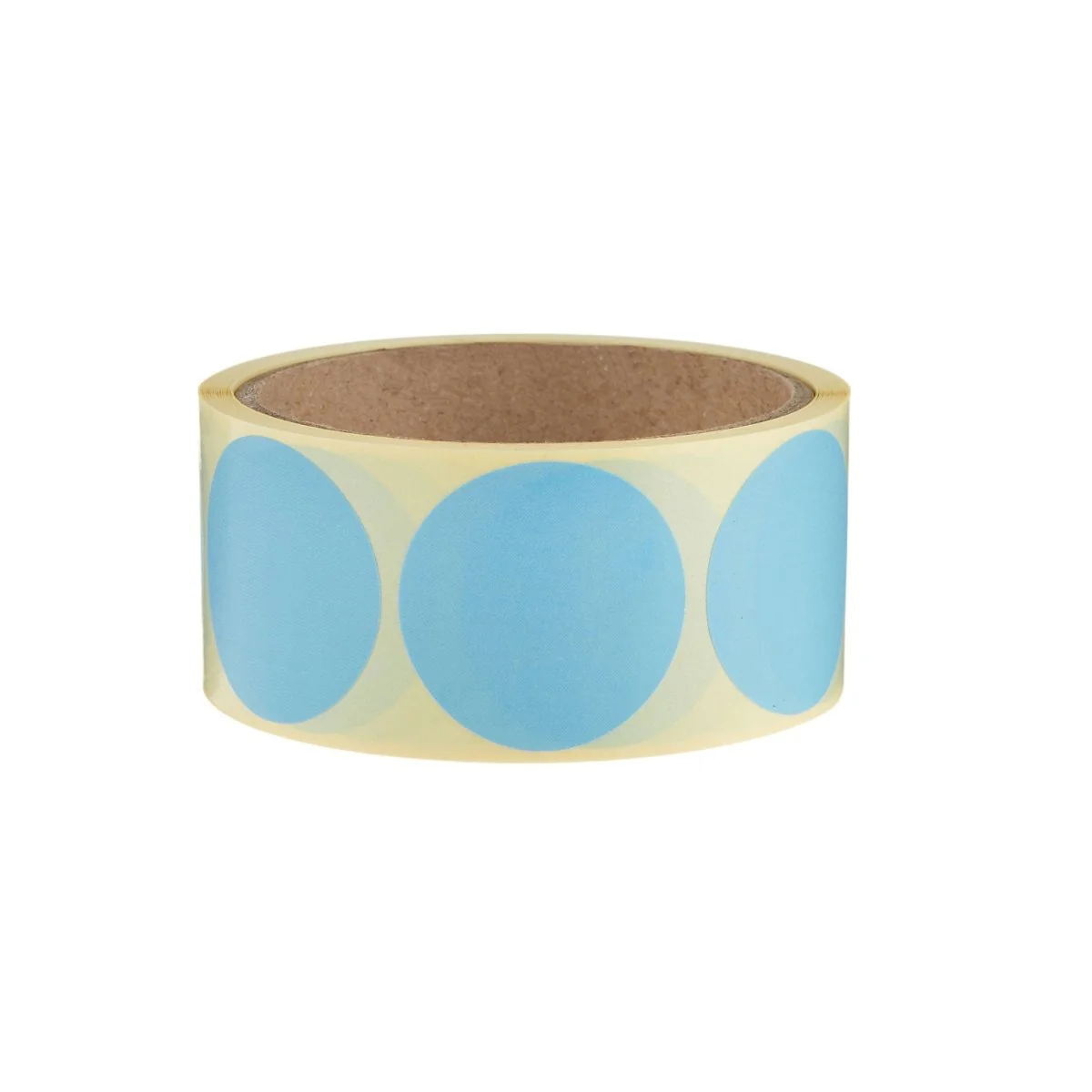 Plain Blue Sticker Roll 250 Pieces - Image 2